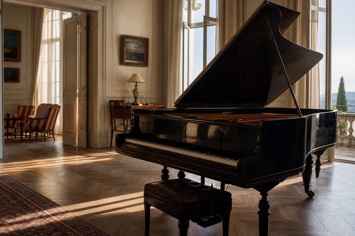 Réalisation de piano à queue signée Pianolys